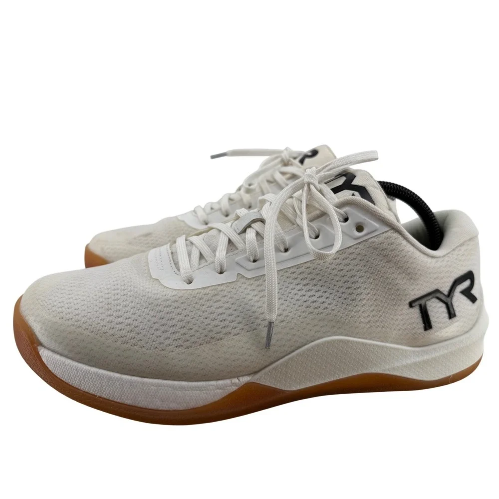 TYR CXT-2 Elite Carbon Training Shoes White Gum Mens 11 Womens 12.5 Sneakers - Picture 1 of 13